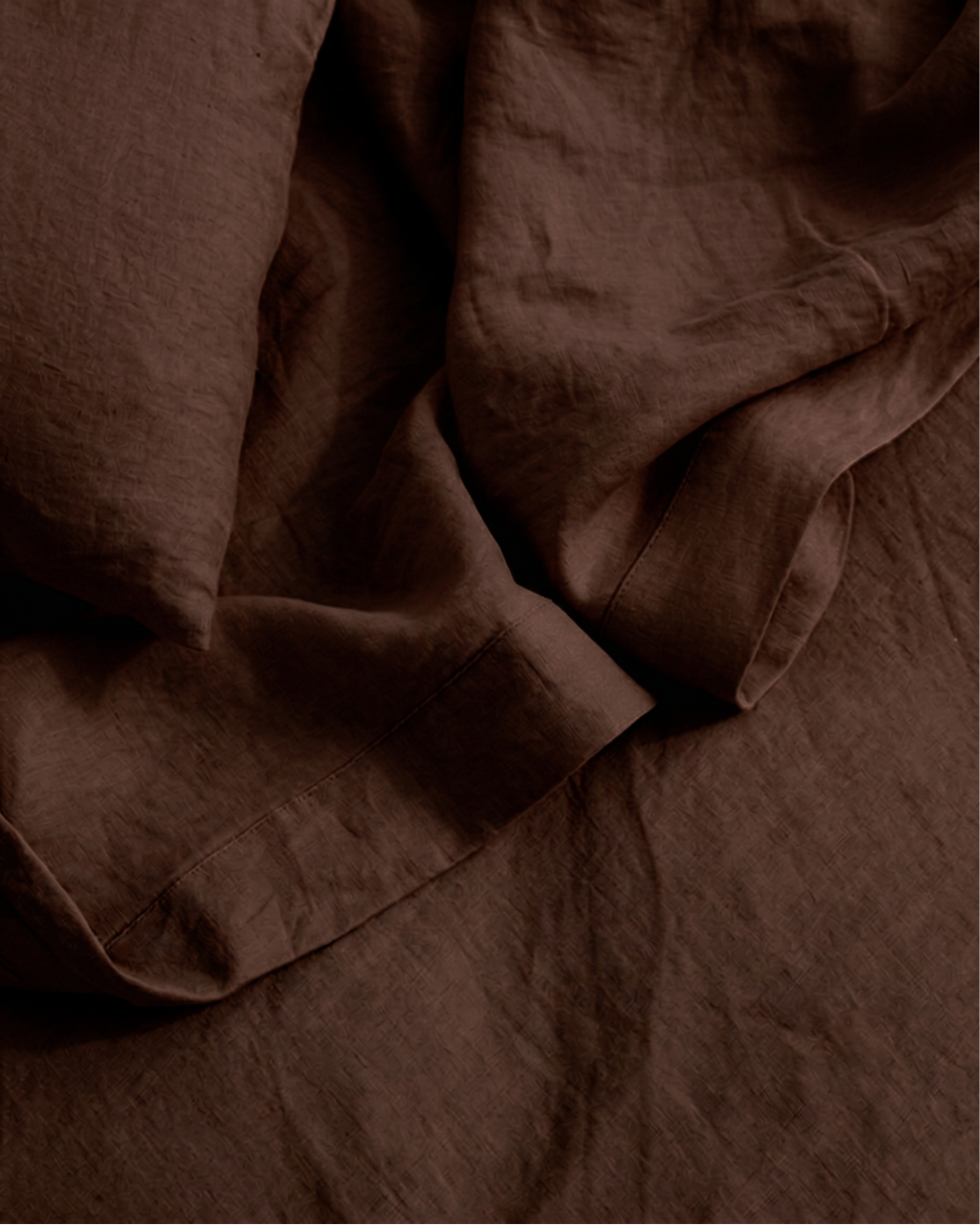 Linen Flat Sheet - Ganache-1