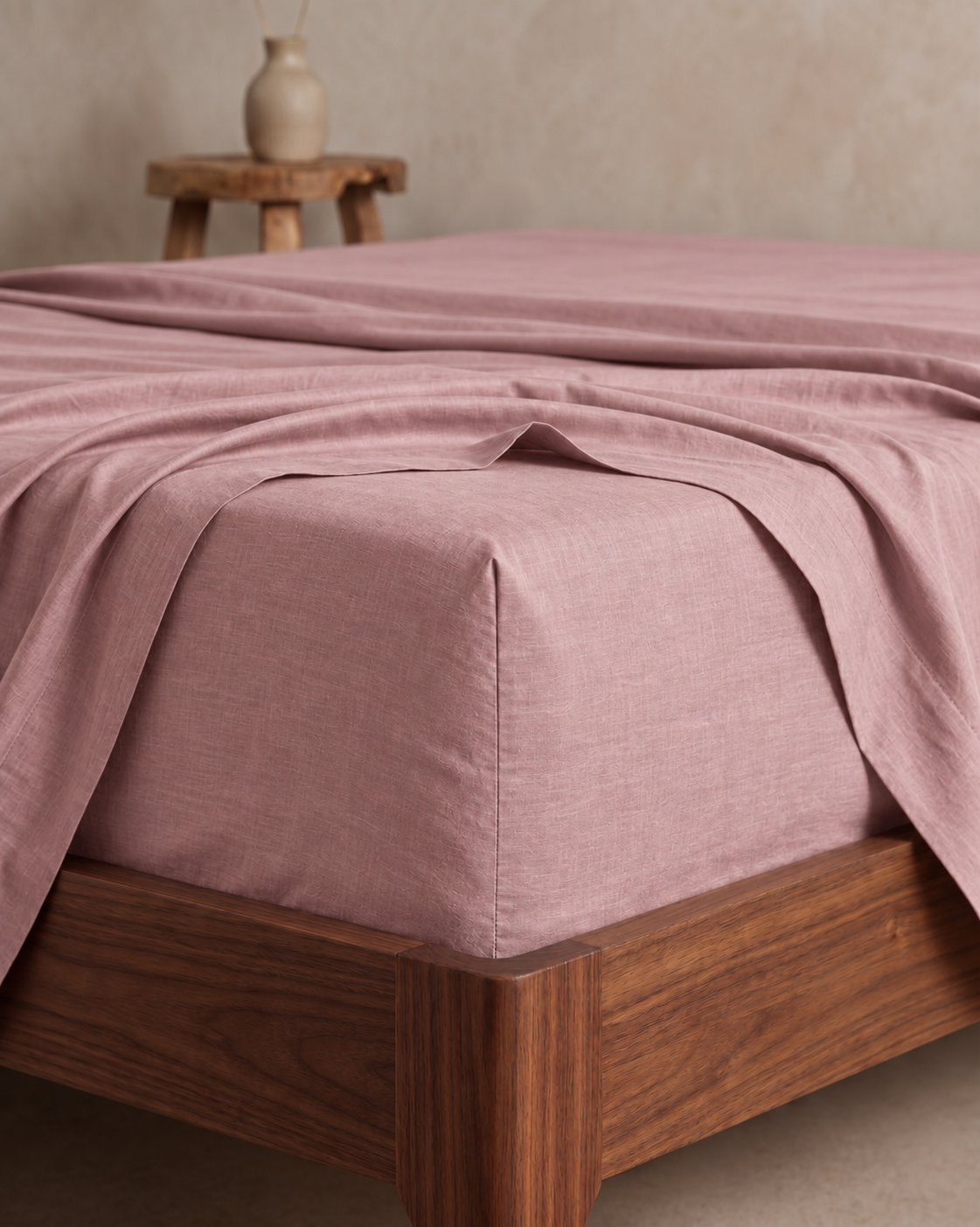 Linen Bedding Set - Lavender Rose (10% off)