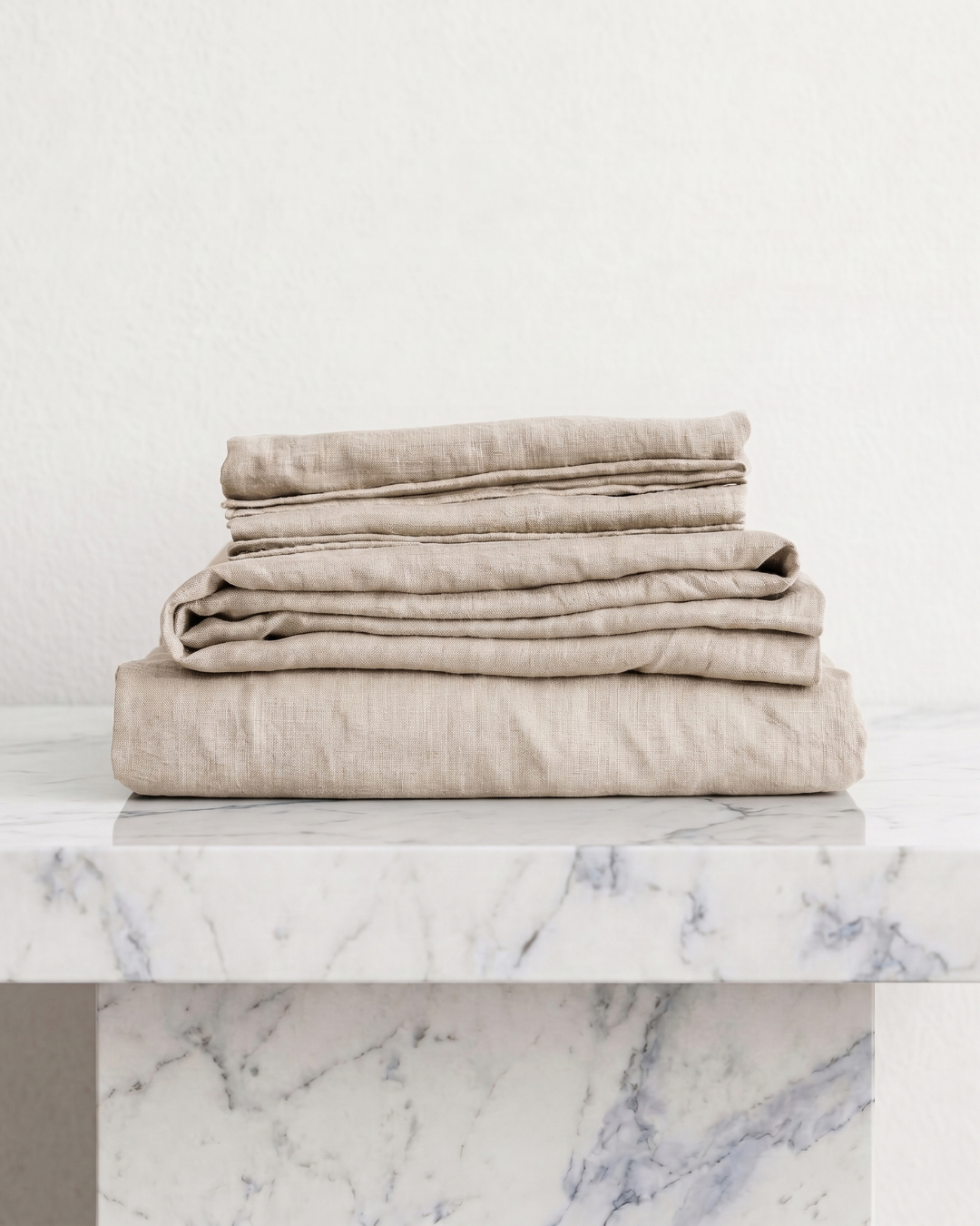 Linen Duvet Cover - Stone