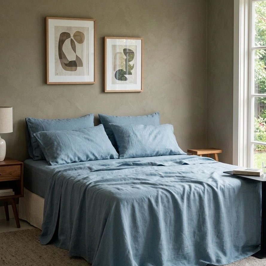 Linen Flat Sheet - Côte-2