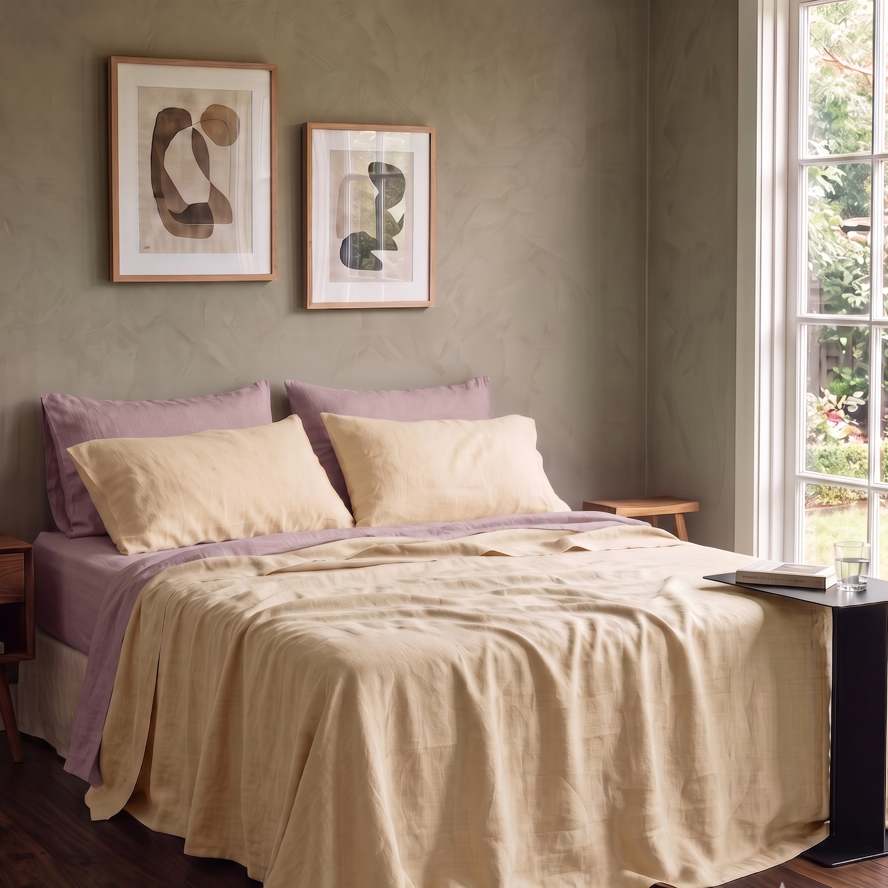 Linen Pillowcases - Lavender Rosé (Set of 2)