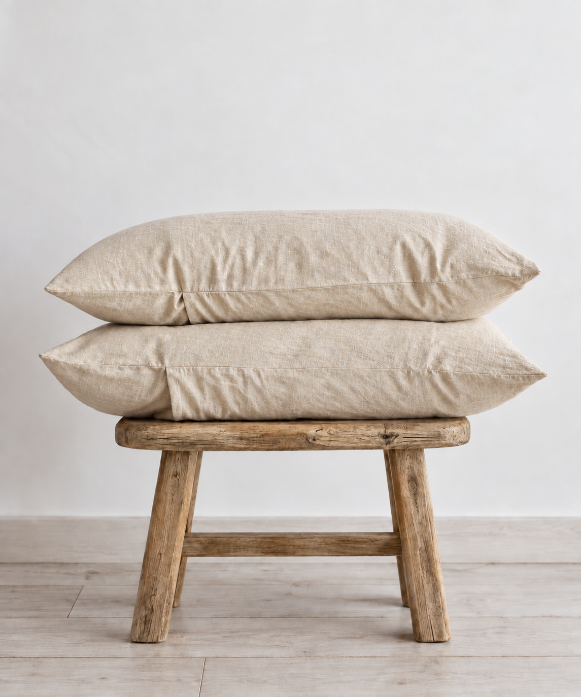 Linen Bedding Set - Oatmeal Stone (10% off)