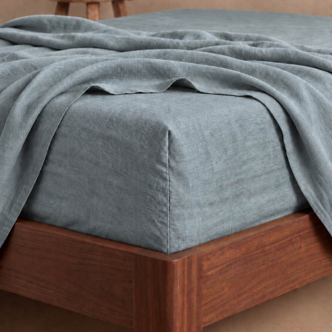 Linen Fitted Sheet - Côte