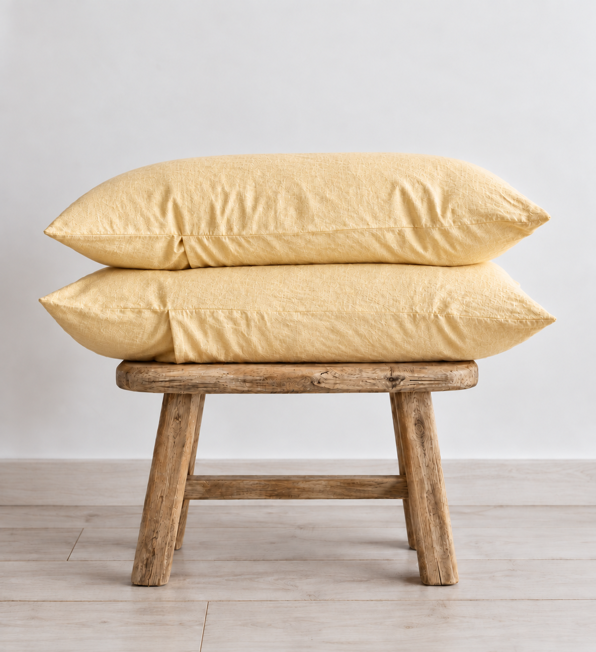 Linen Pillowcases - Butter (Set of 2)