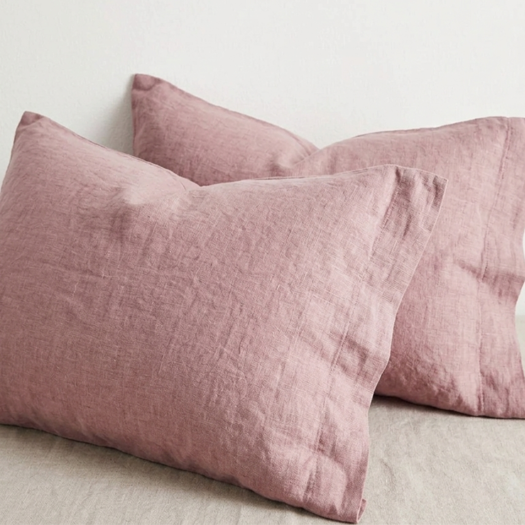 Linen Flat Sheet - Lavender Rosé