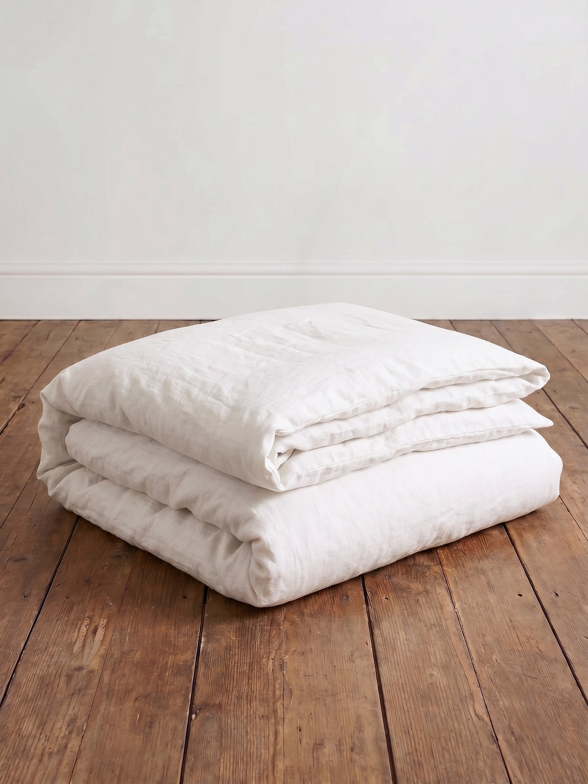Linen Bedding Set - Crisp White (10% off)